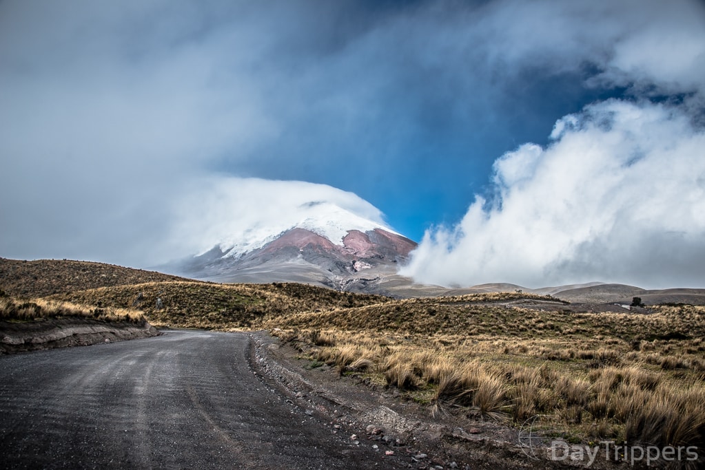 Estrada para o Vulcão Cotopaxi. Foto: DayTrippers.